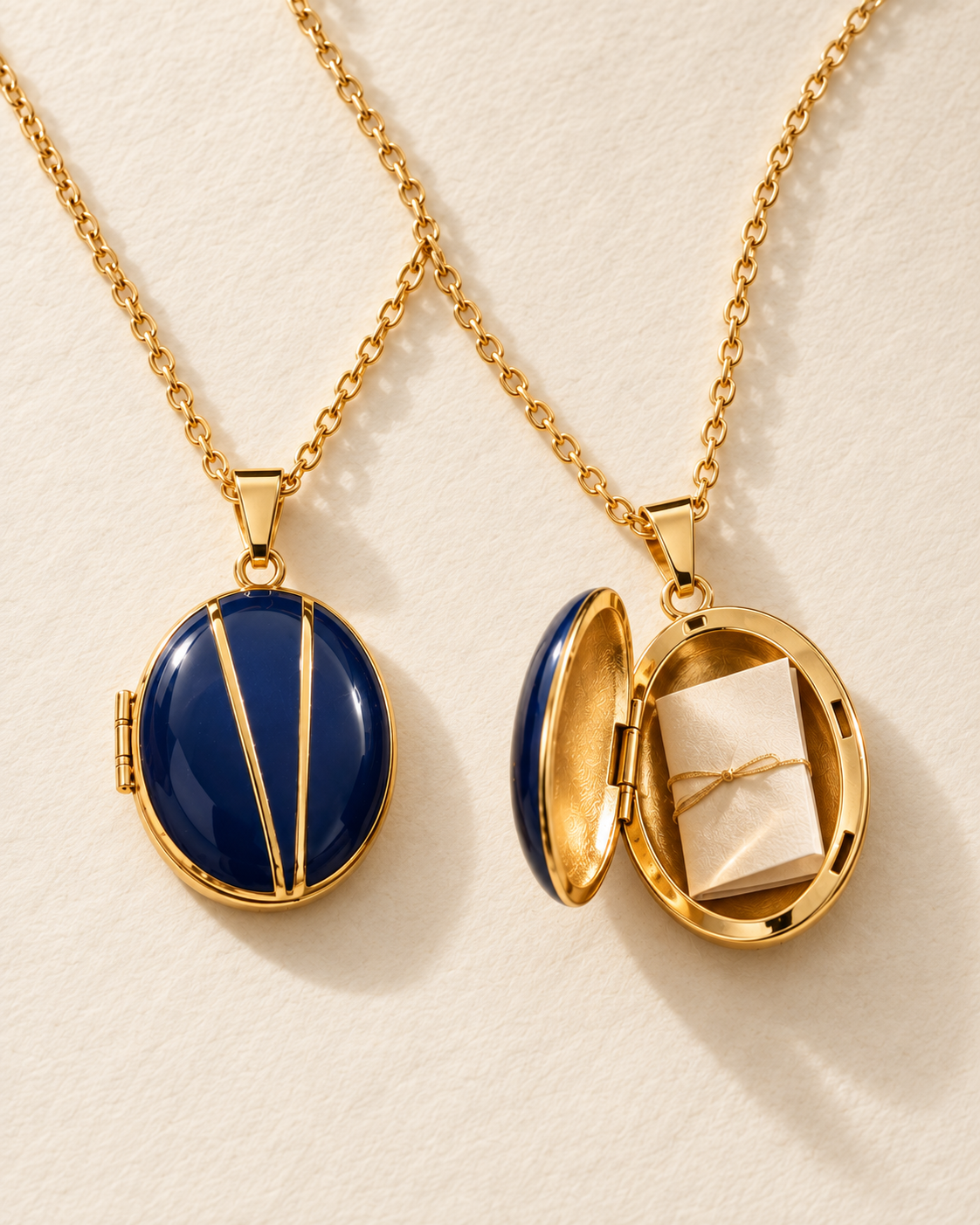 Hidden letter locket